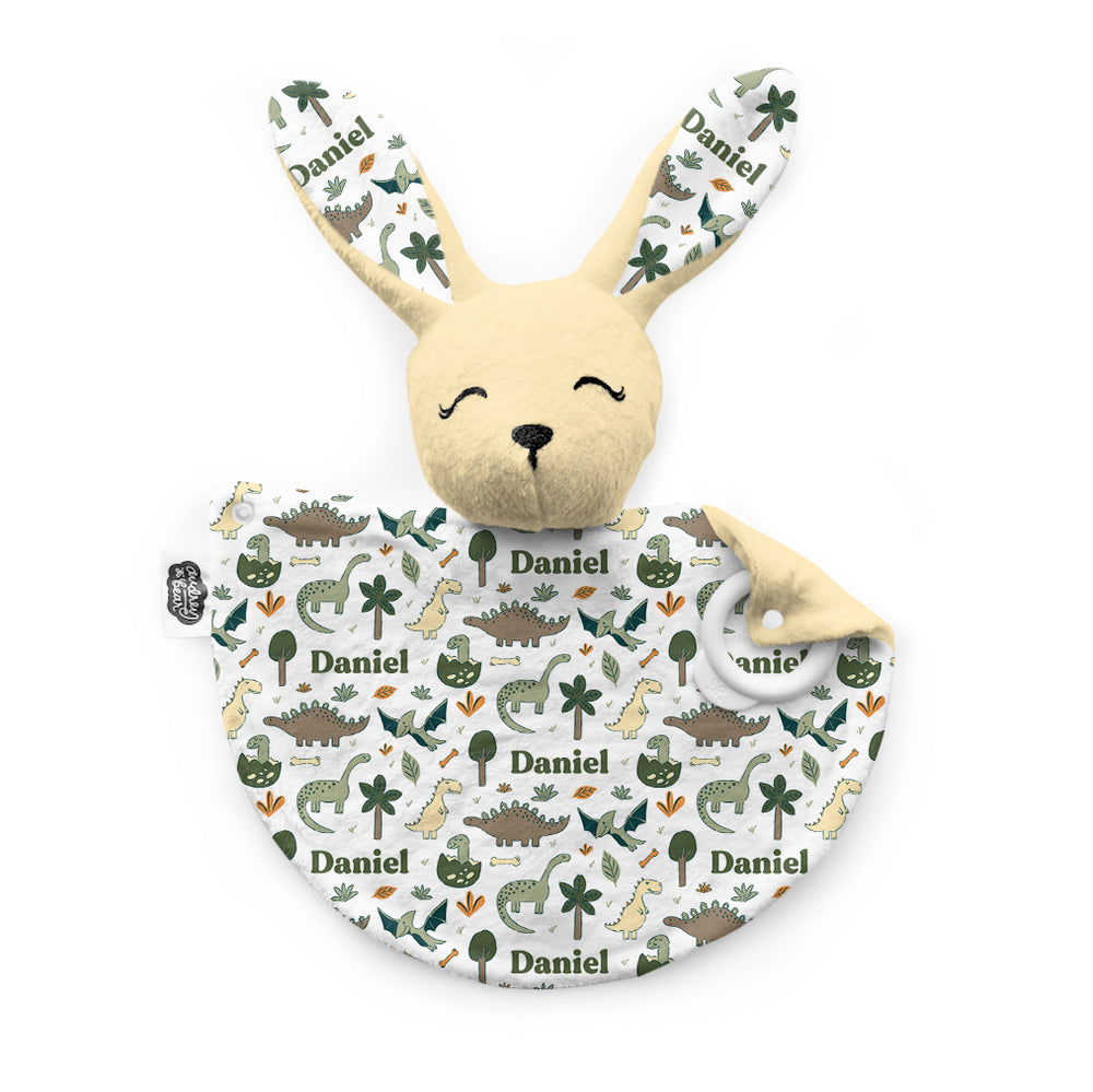 Personalized Bunny Lovey | Dancing Dinos