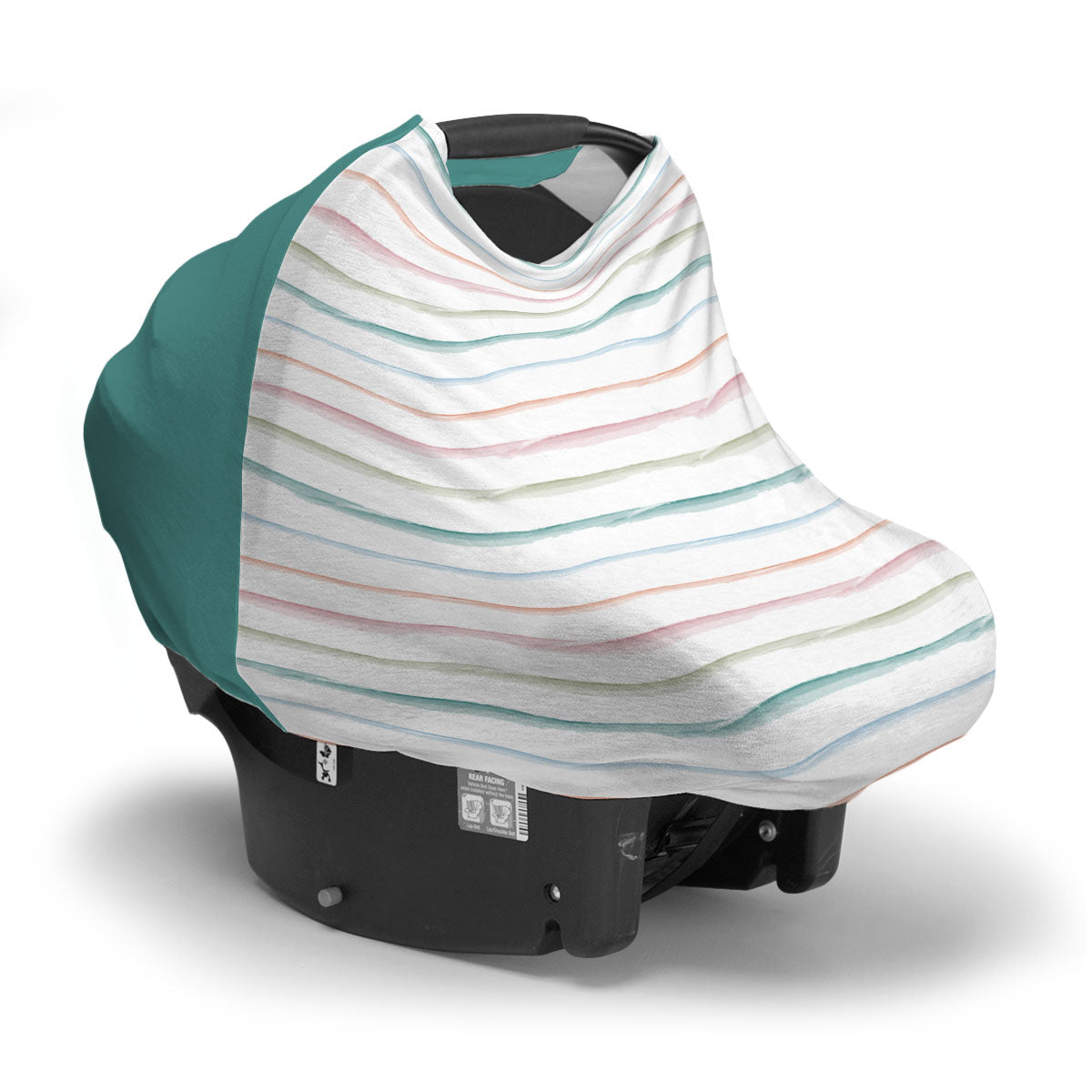 Car Seat Cover | Rainbow Stripe