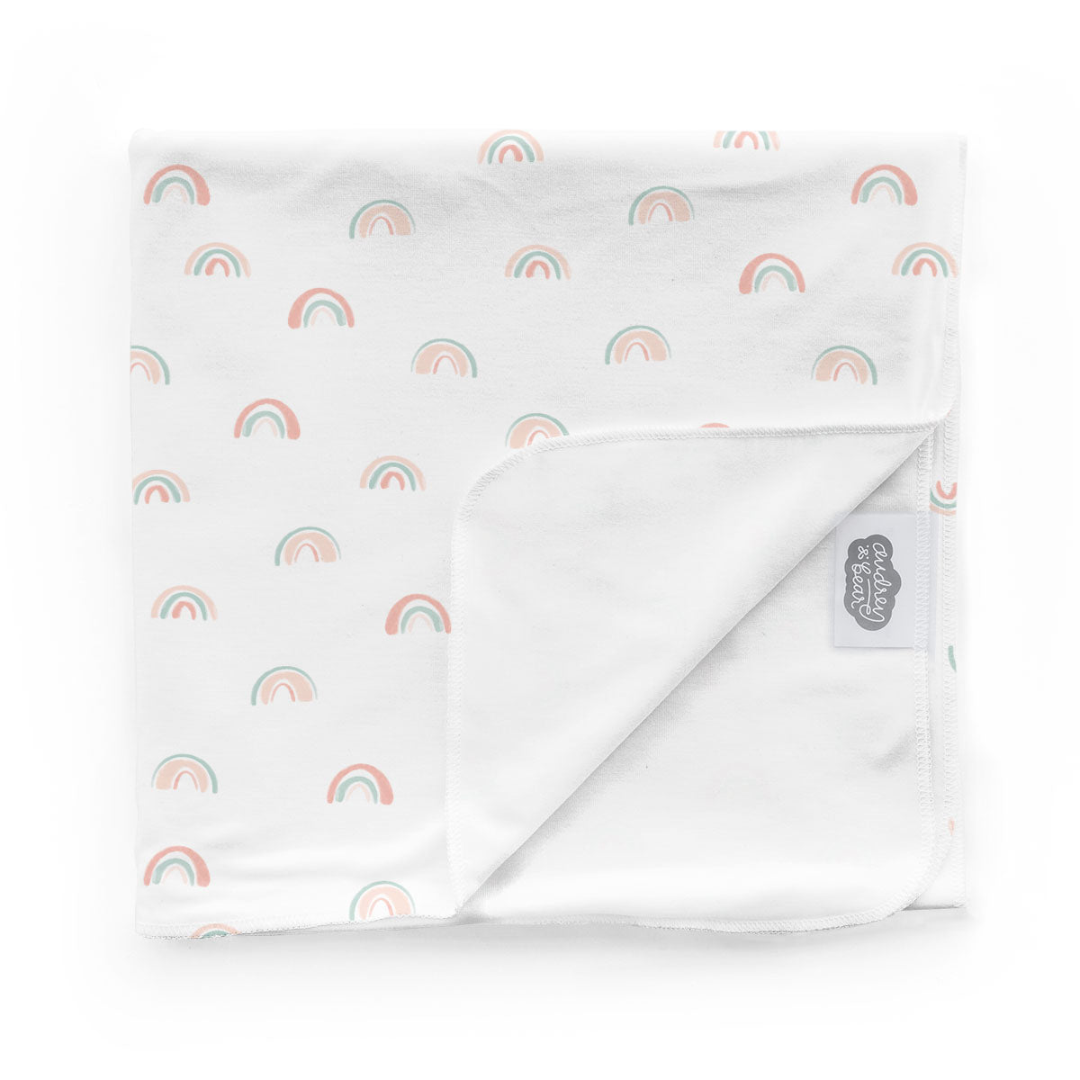 Swaddle Blanket | Pastel Rainbows