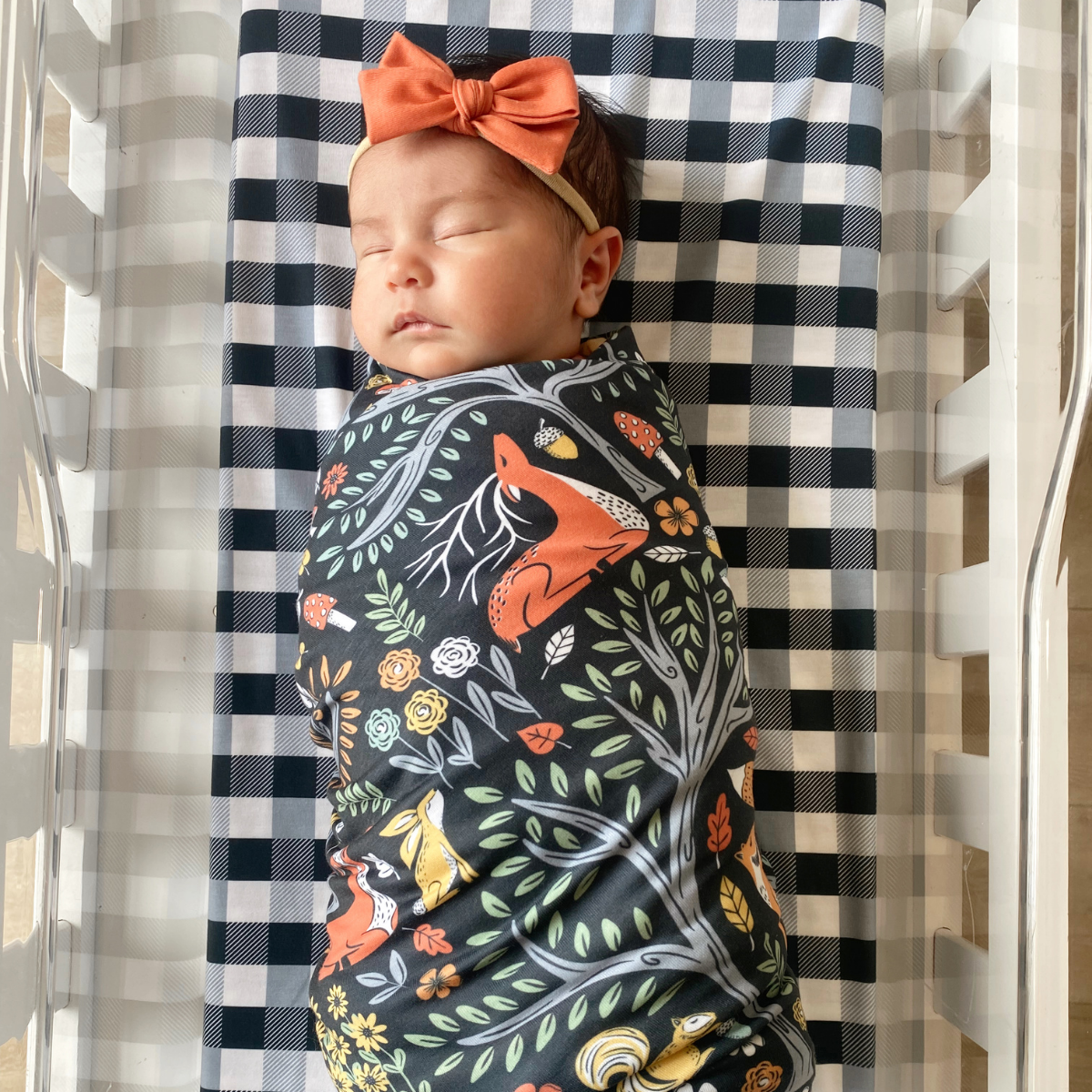 Swaddle Blanket | Midnight Meadow