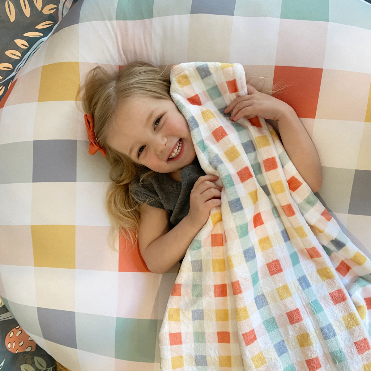 Baby Minky Blanket | Perfectly Plaid