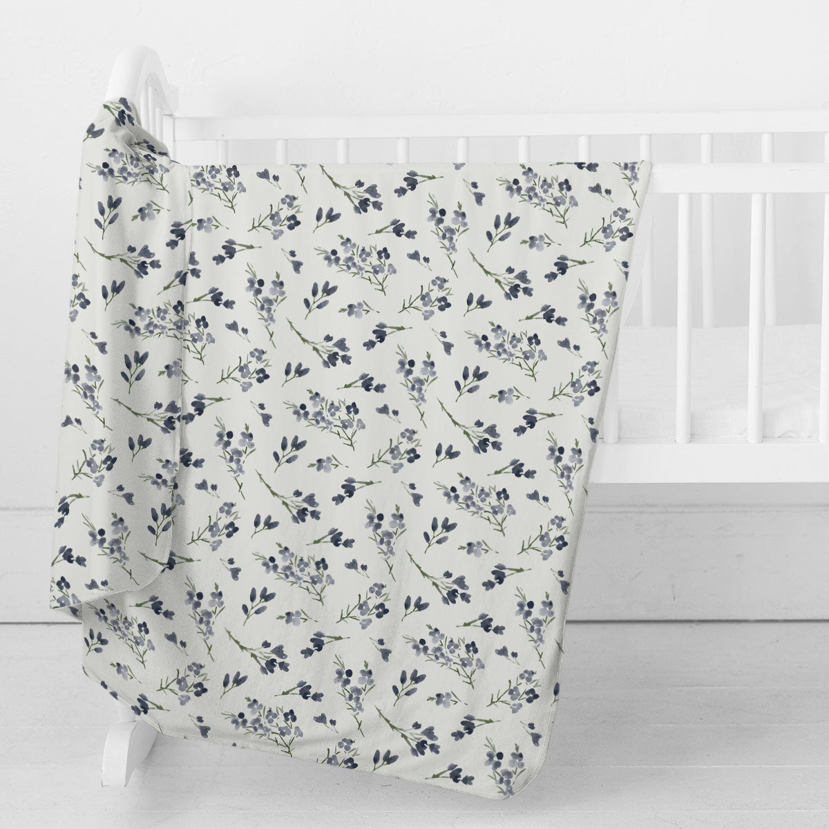 Swaddle Blanket | Blueberry Blossoms