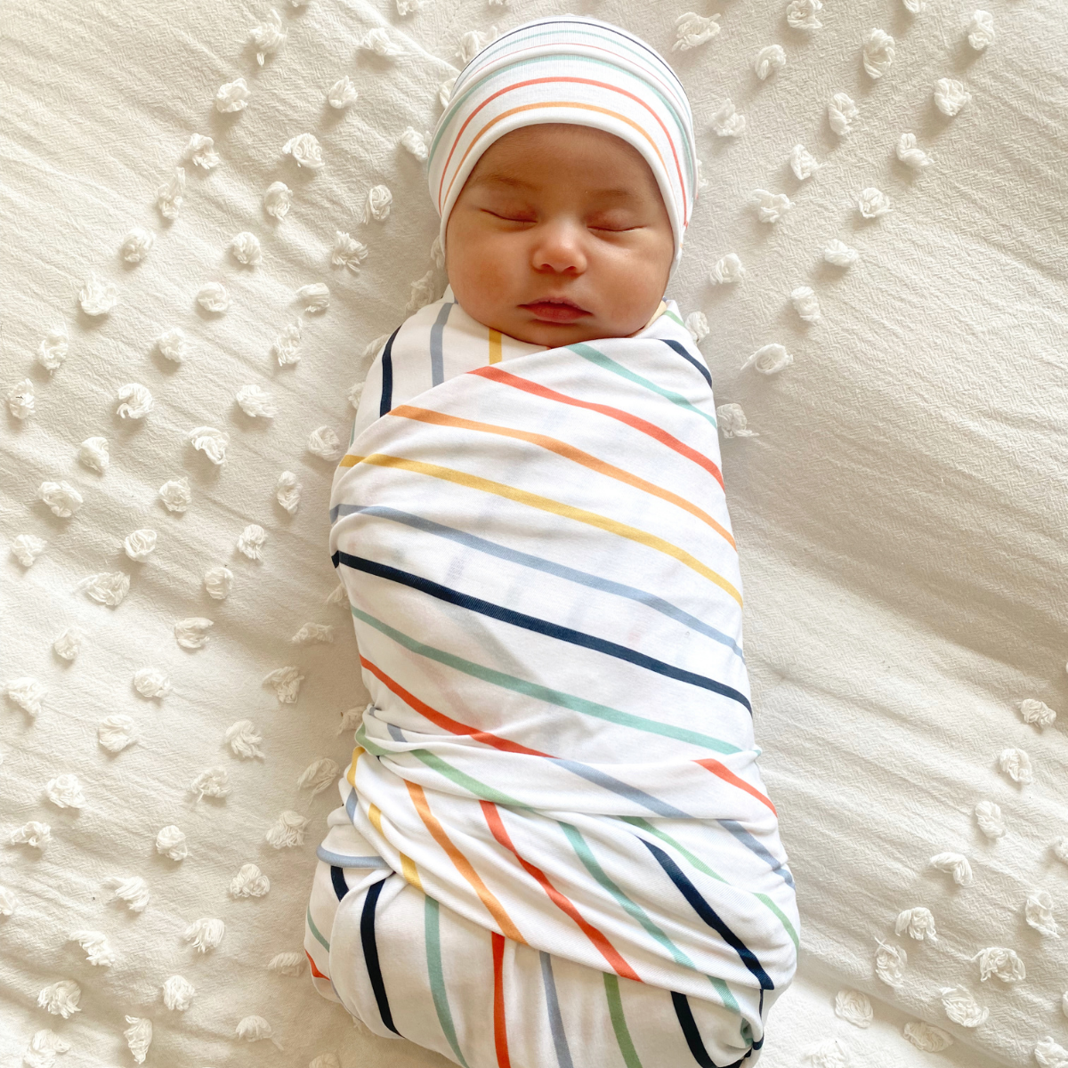 Swaddle Blanket | Primary Stripes