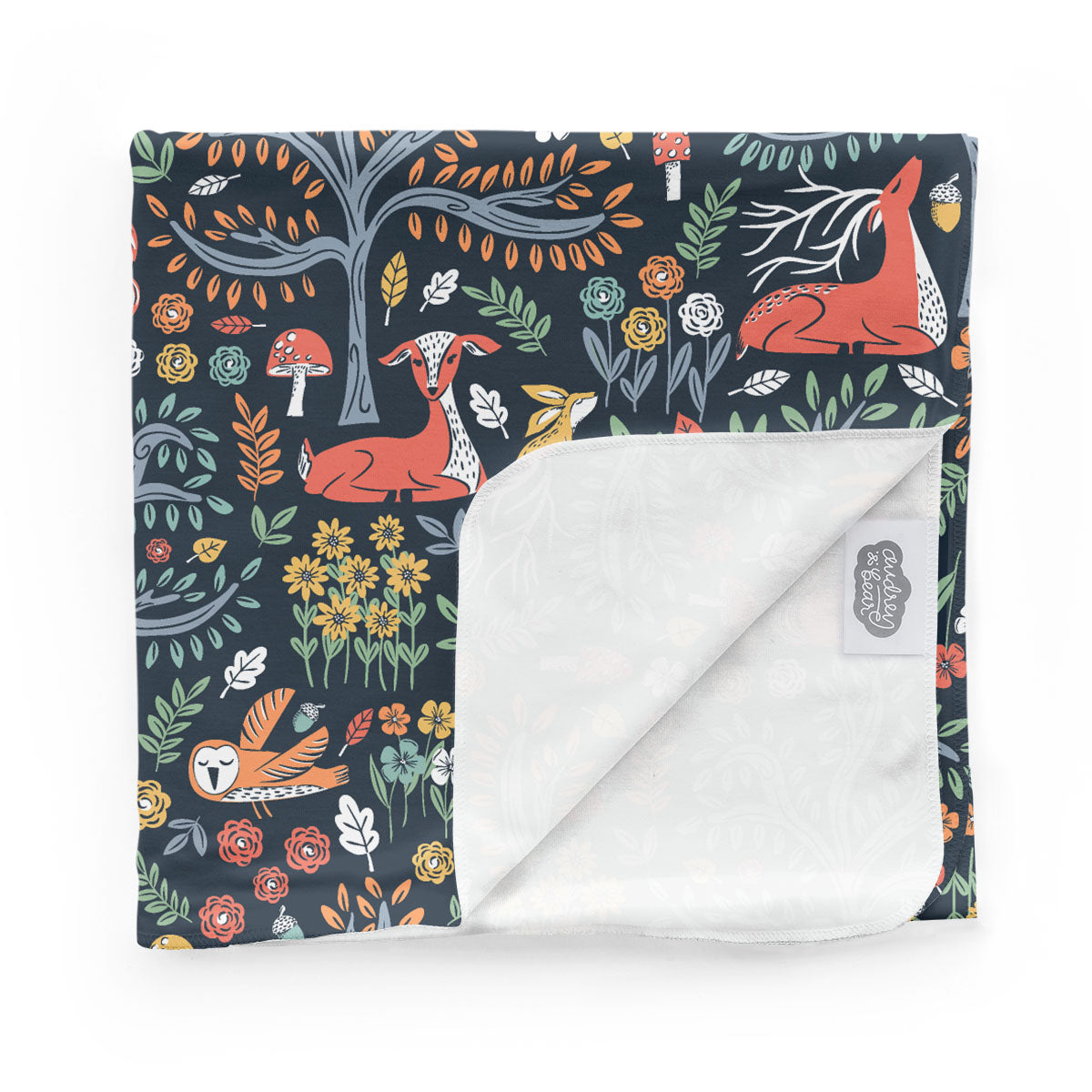 Swaddle Blanket | Midnight Meadow