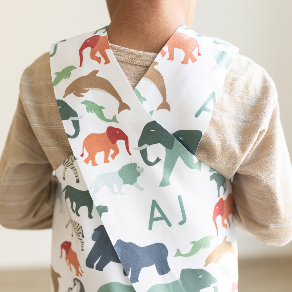 Personalized Kids Apron | At the Zoo