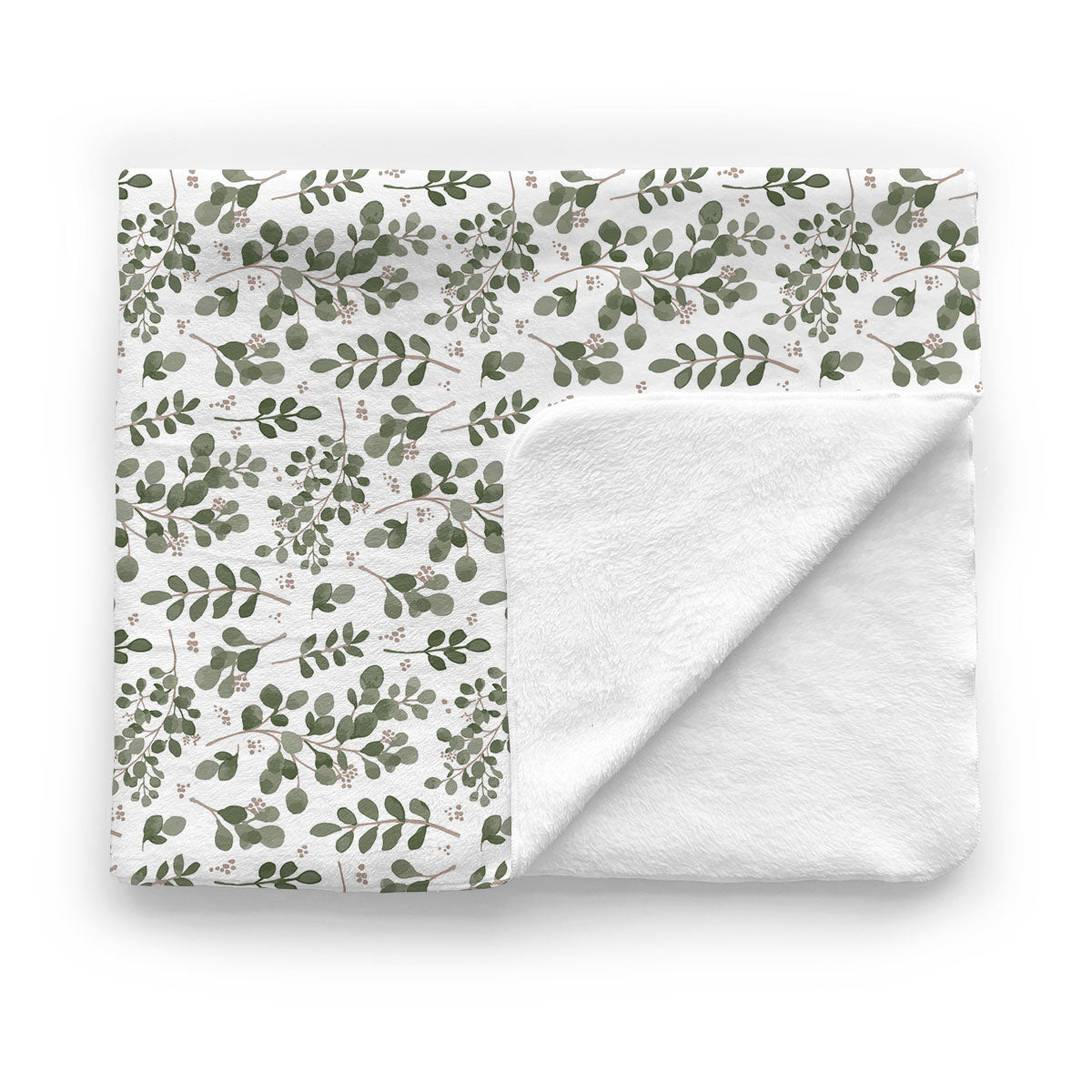 Kids Minky Blanket | Farmhouse Greenery