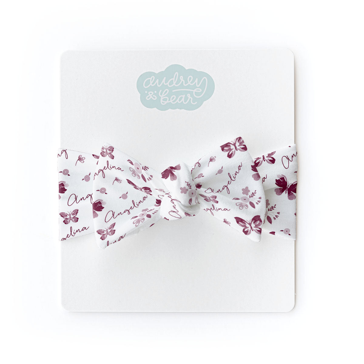 Personalized  Swaddle & Hat Set | Summer Butterfly