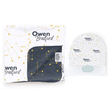 Personalized  Swaddle & Hat Set | Captivating Constellations