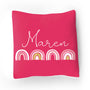 Personalized  Throw Pillow | Brilliant Rainbow