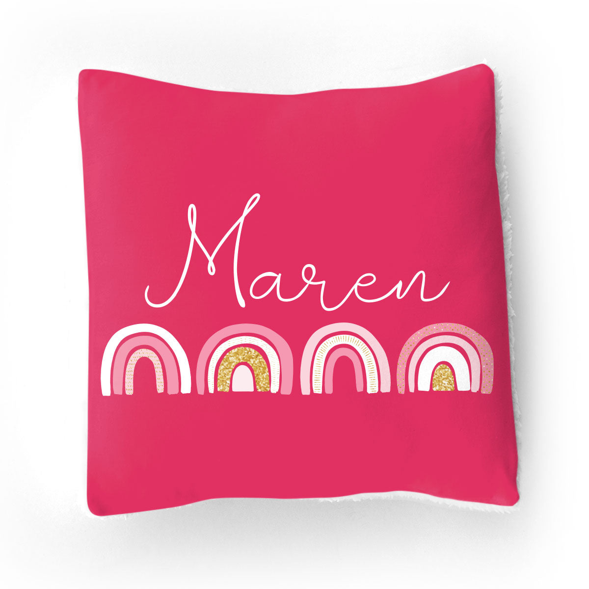 Personalized  Throw Pillow | Brilliant Rainbow