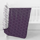 Personalized Swaddle Blanket | Whispering Wisteria