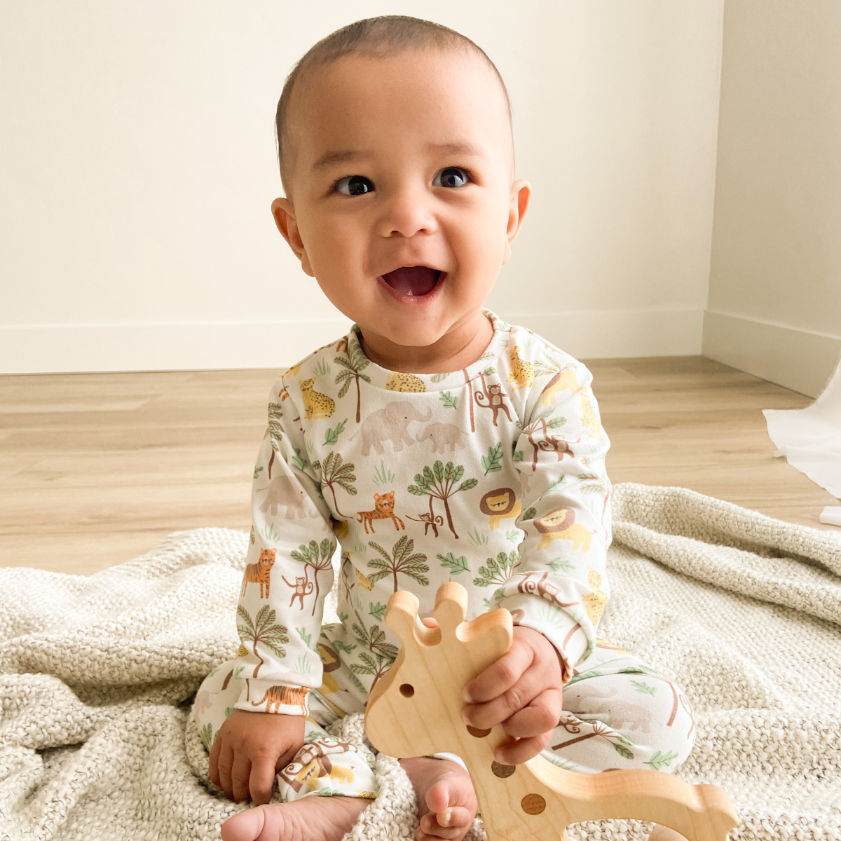 Cloudwear {Baby Loungewear} | Jungle Safari