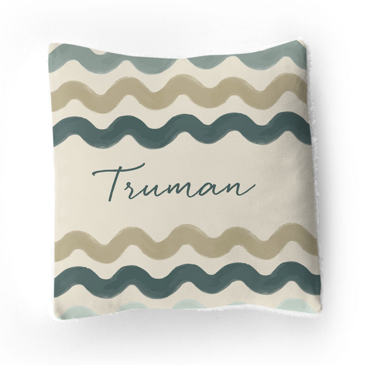 Personalized Throw Pillow | Warm Waves