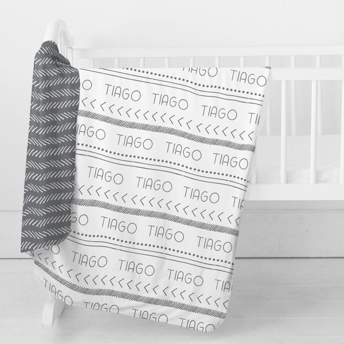 Personalized Swaddle Blanket | Tribal