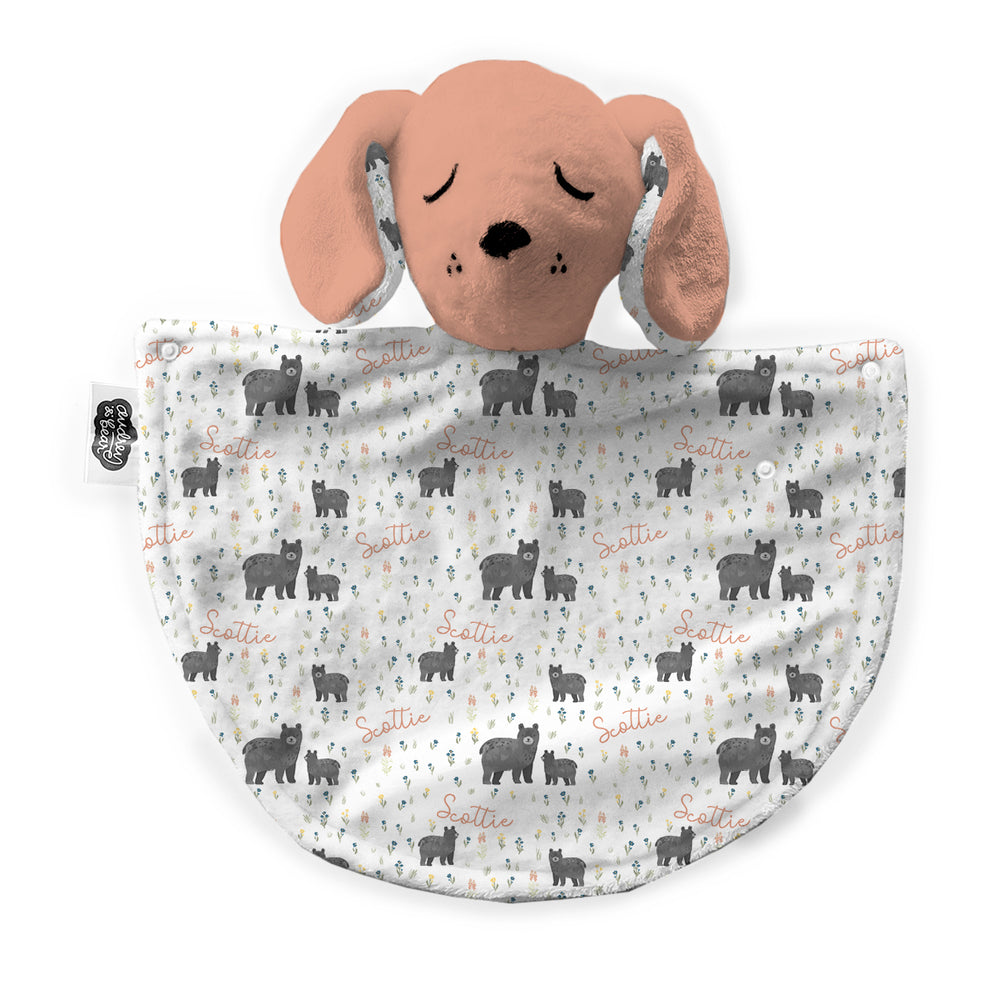 Personalized Puppy Lovey | Baby Bear Meadow