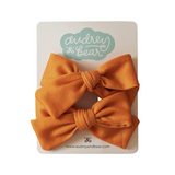 Everyday Bow Clips | Tangerine