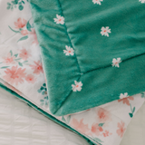 Personalized Minky  Blanket | Beautiful Blossoms