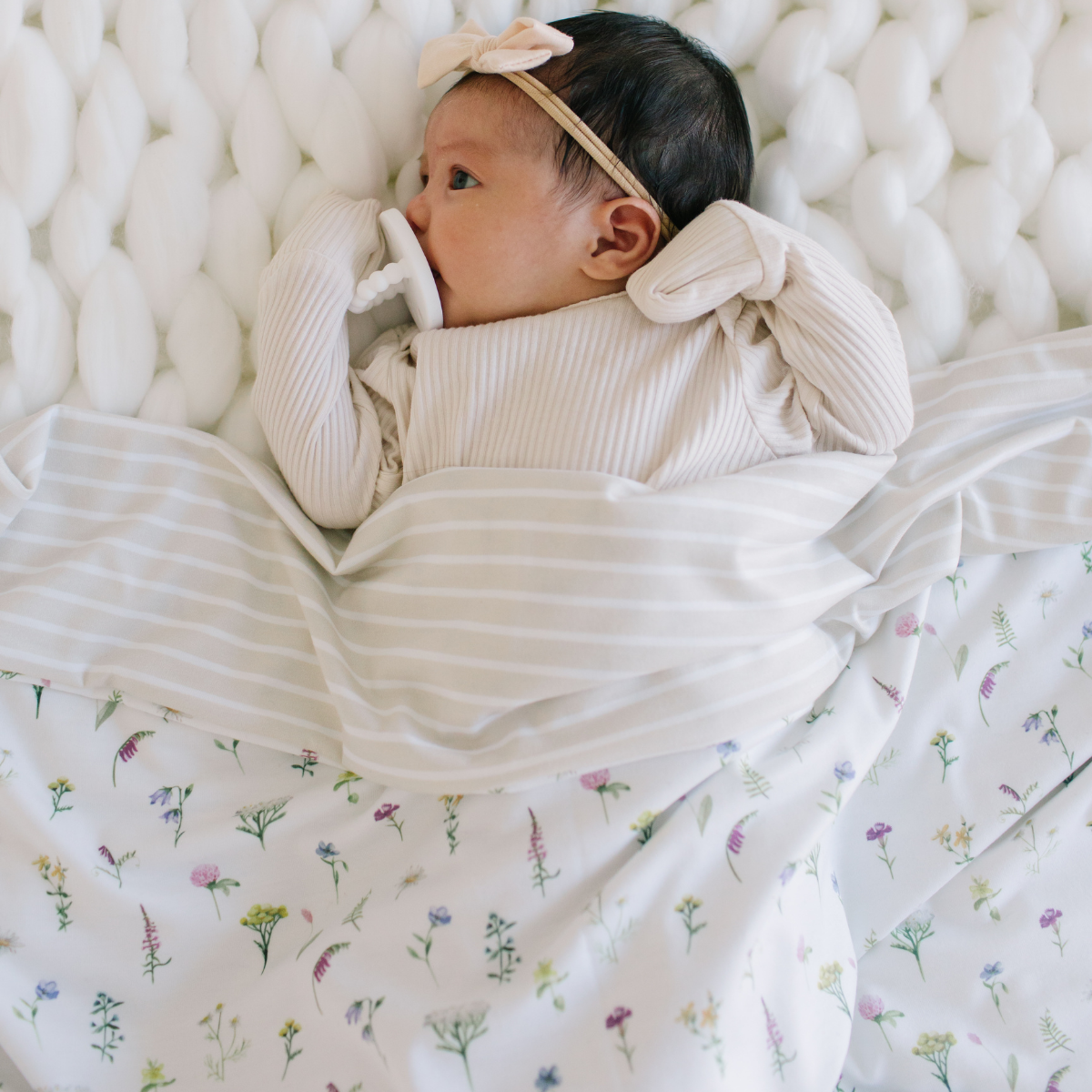 Swaddle Blanket | Meadow Floral