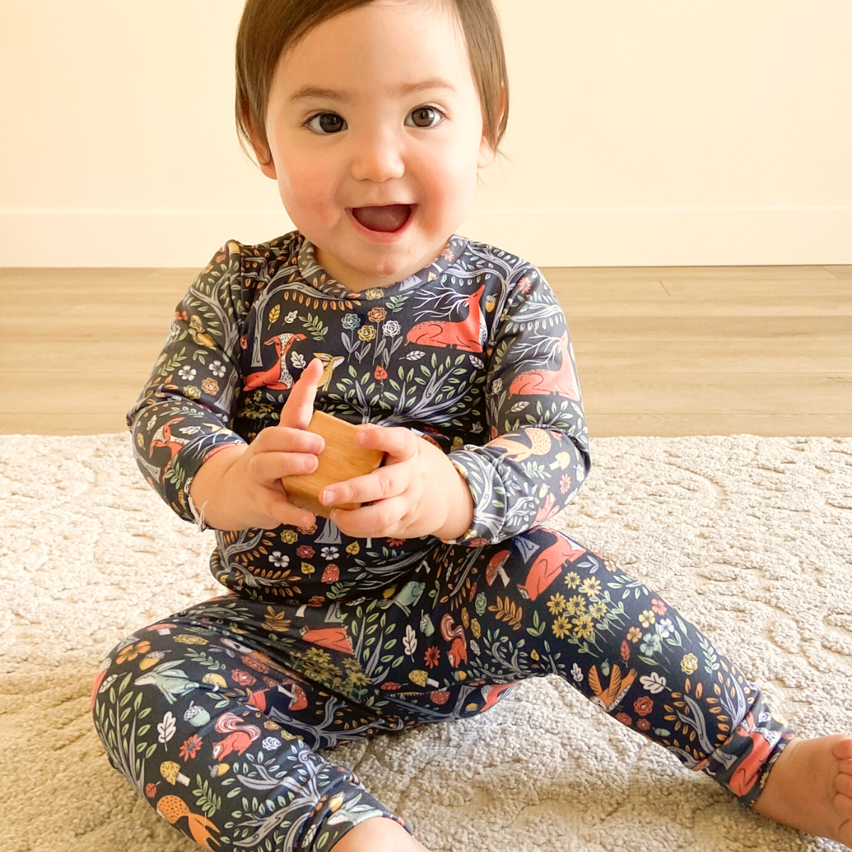 Cloudwear {Baby Loungewear} | Midnight Meadow