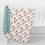 Personalized Swaddle Blanket | Sweet Blooms