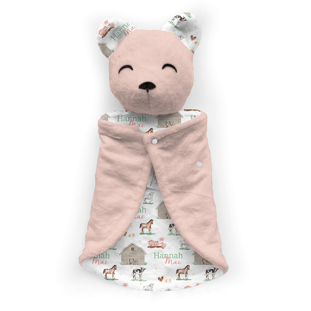 Personalized Bear Lovey | Baby Animal Days