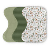 Personalized  Burp Cloth Set | Into the Wild