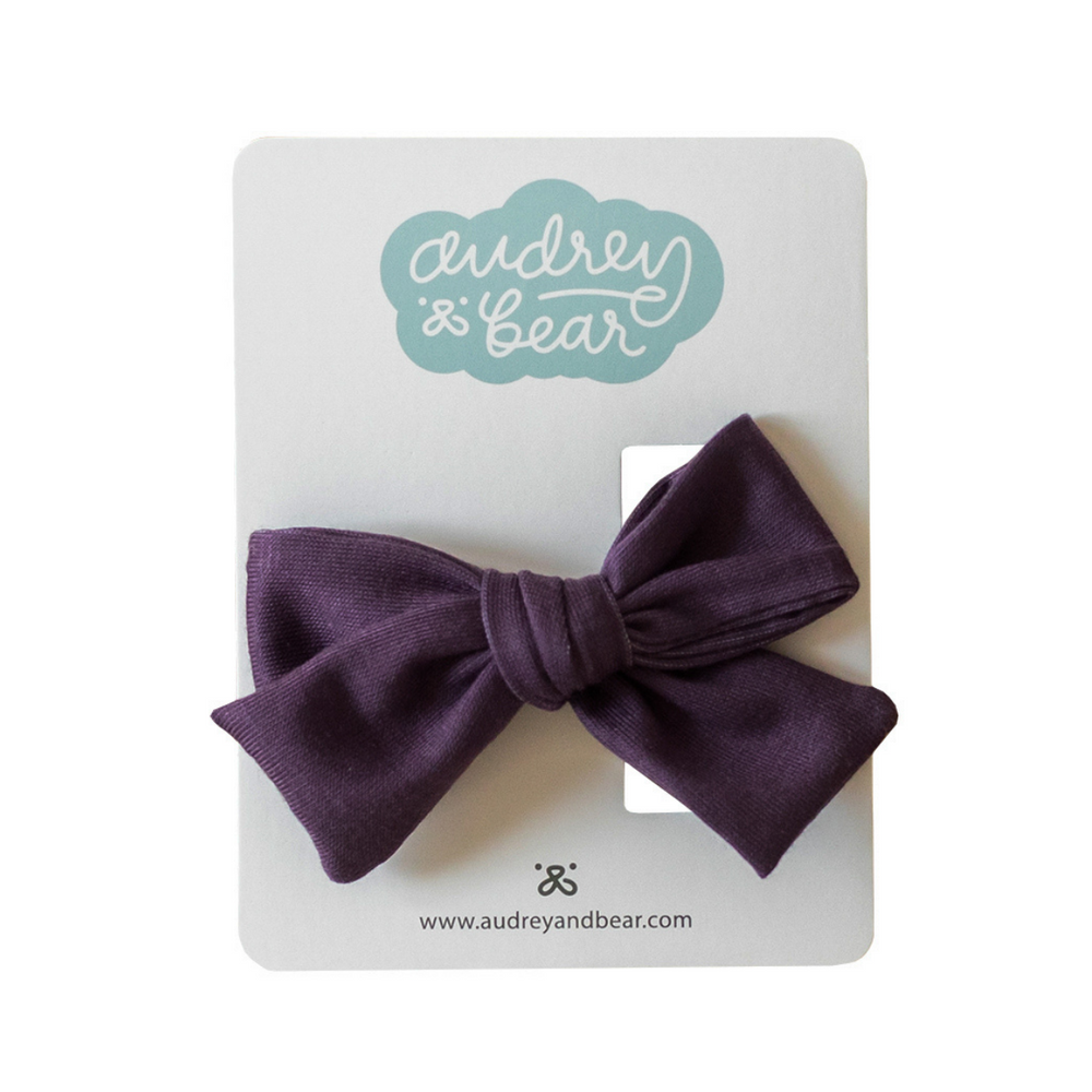 Everyday Bow Clips | English Violet