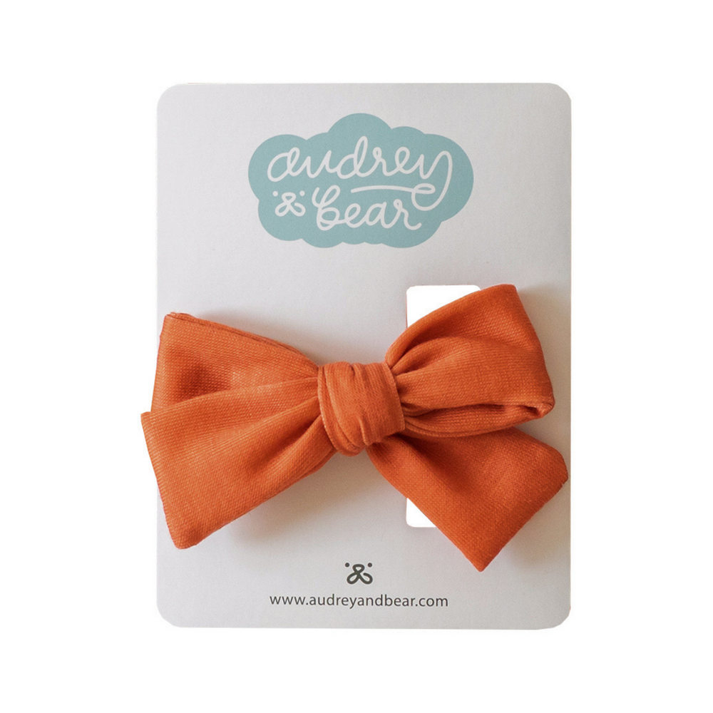 Everyday Bow Clips | Red Clay