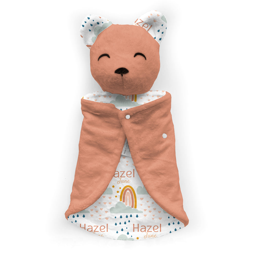 Personalized Bear Lovey | Rainbow Wishes