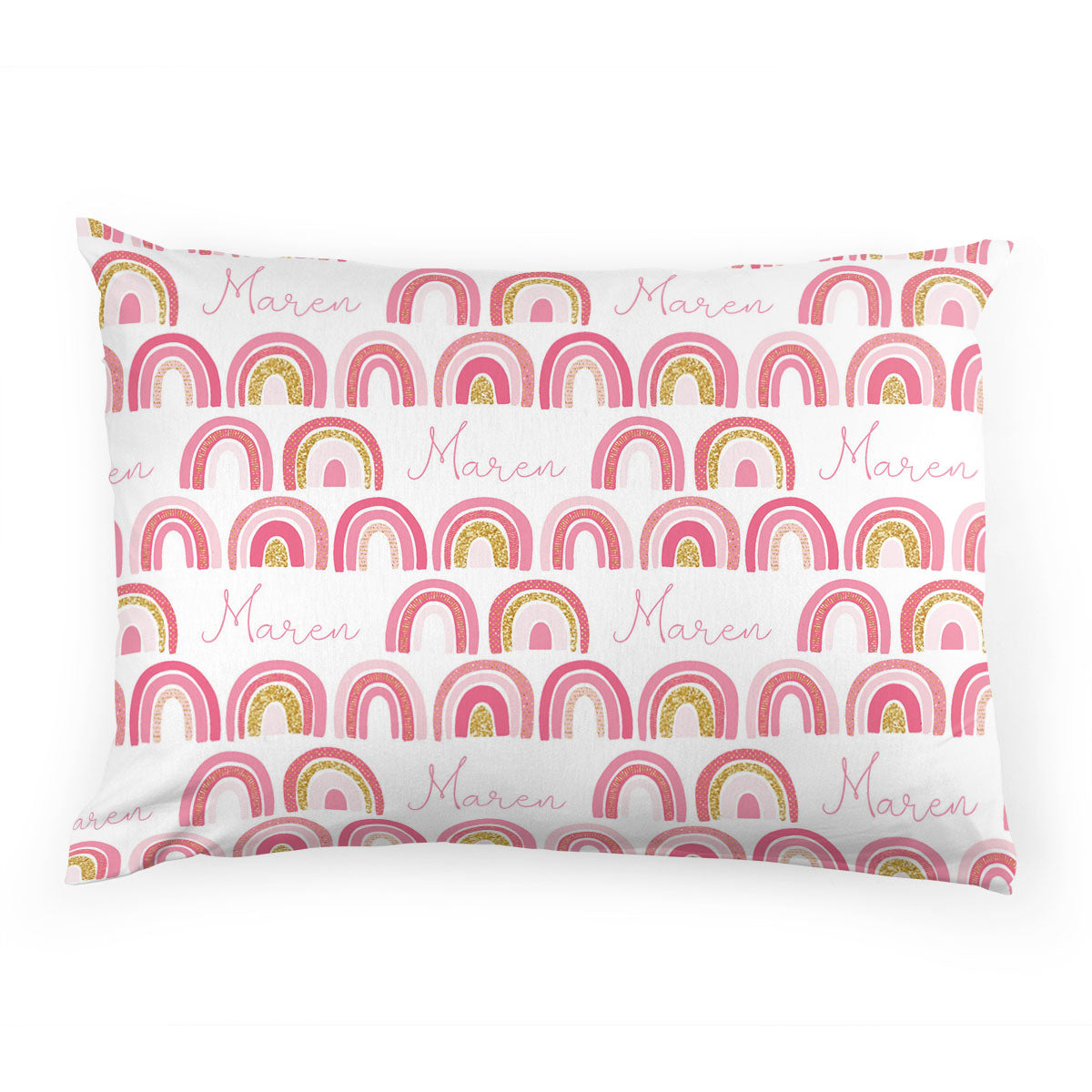 Personalized  Pillow Case | Brilliant Rainbow