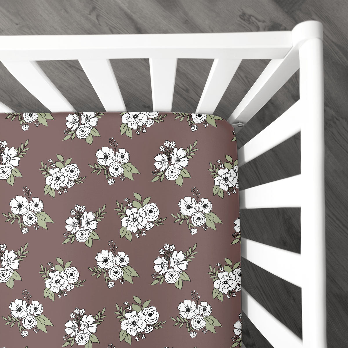 Crib Sheet | Fall Floral