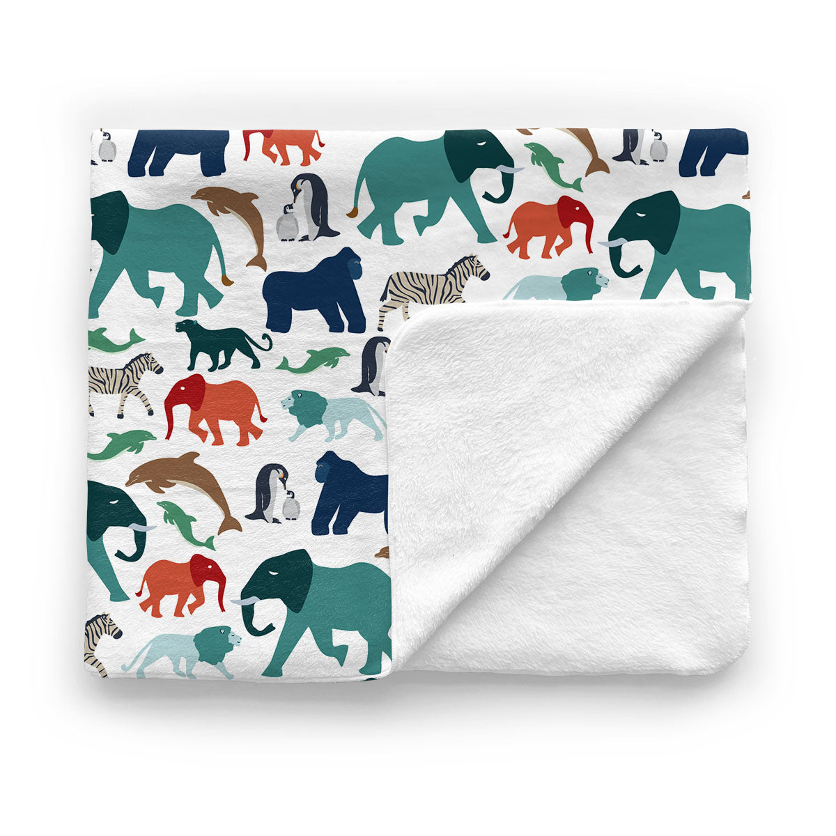Kids Minky Blanket | At the Zoo