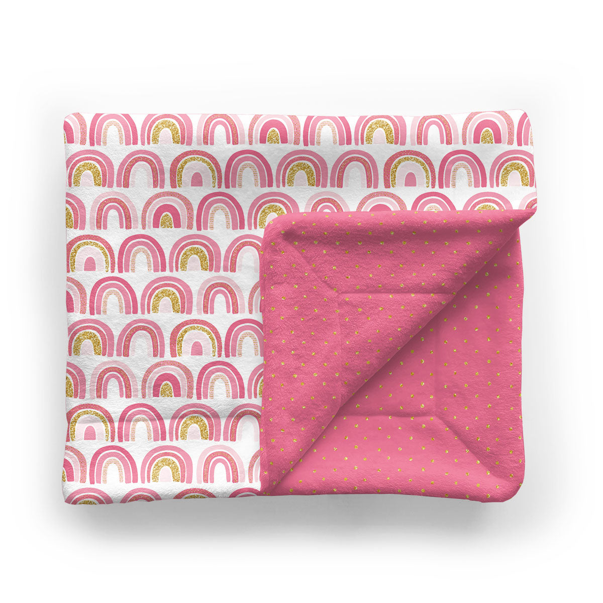 Kids Minky Blanket | Brilliant Rainbow
