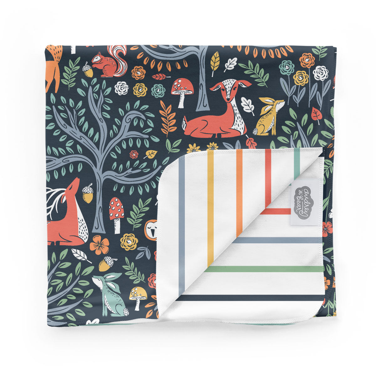 Swaddle Blanket | Midnight Meadow