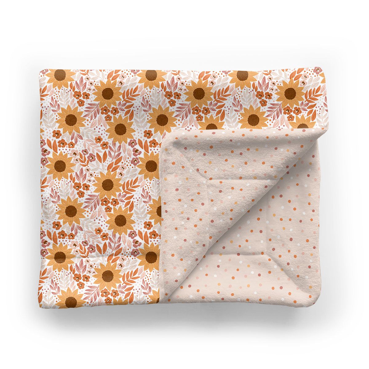 Kids Minky Blanket | Summer Sunflower