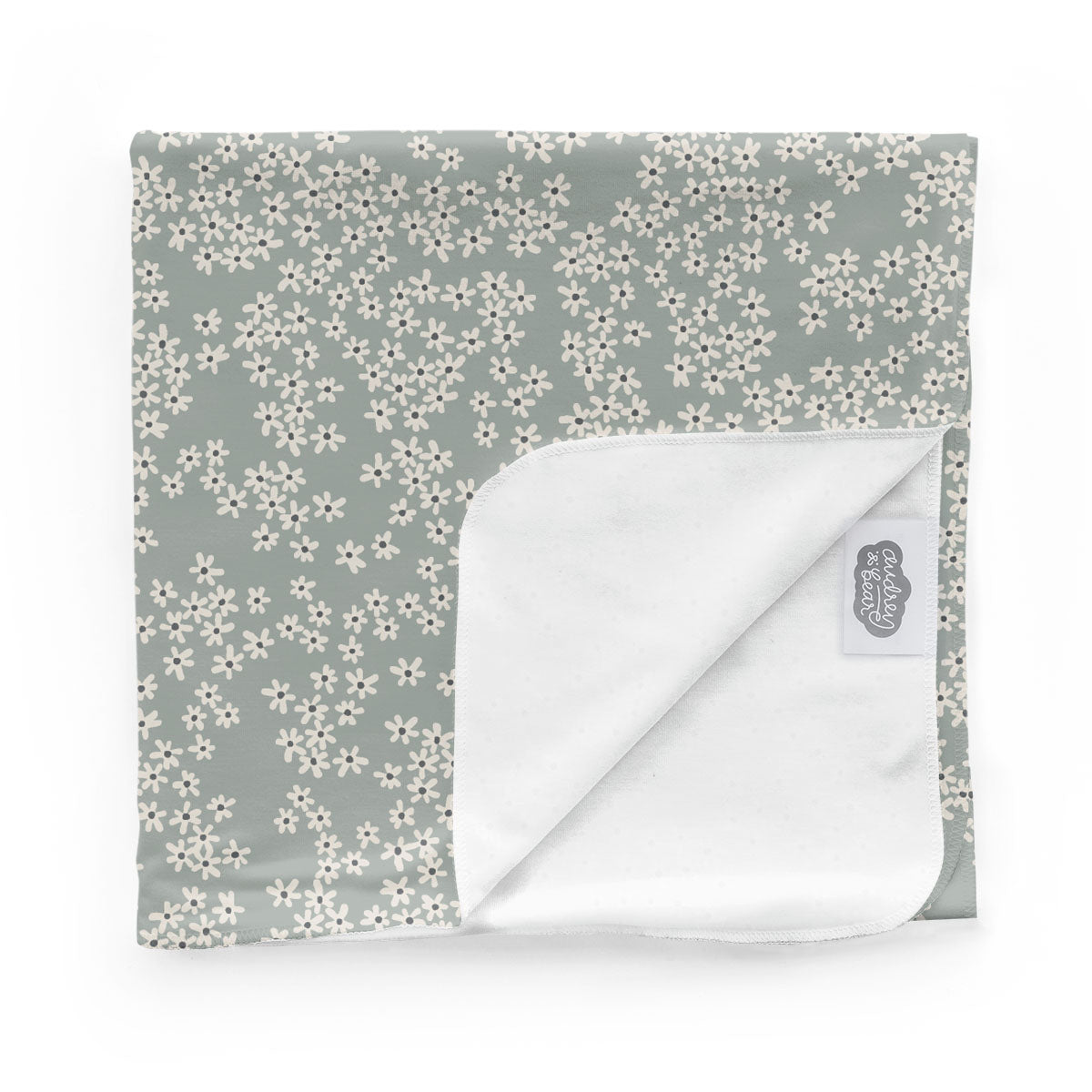 Swaddle Blanket | Petite Bleu Fleur