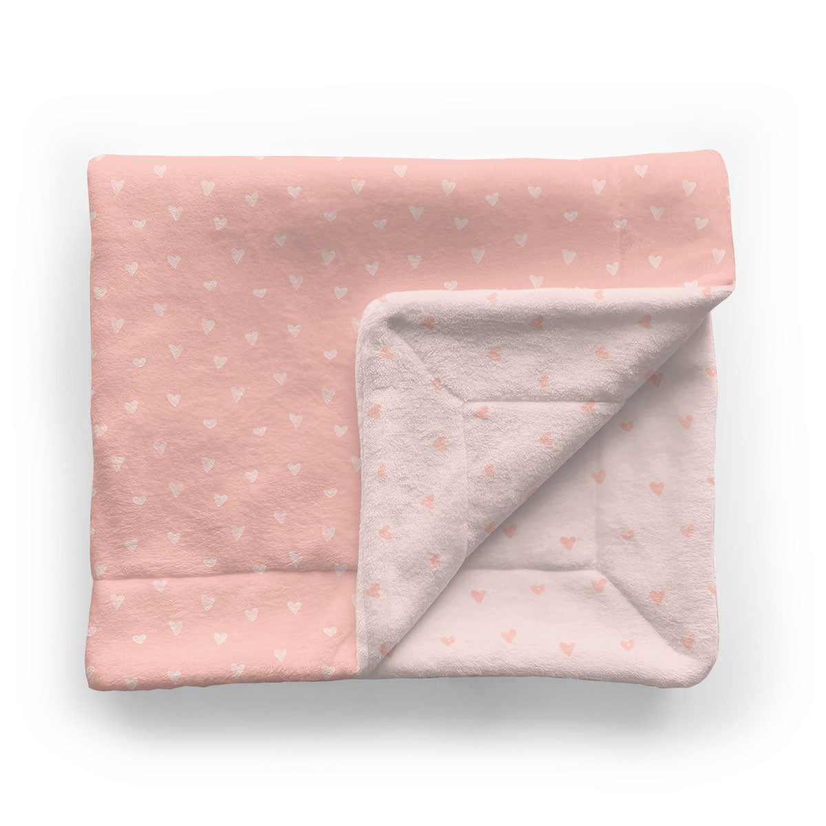 Baby Minky Blanket | Tiny Hearts