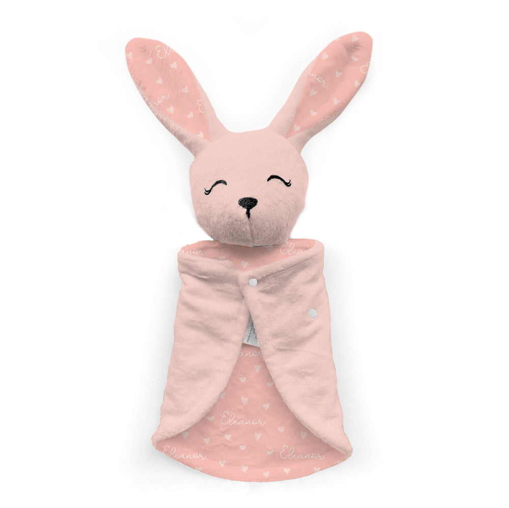 Personalized Bunny Lovey | Tiny Hearts