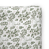 Personalized Changing Pad Cover | Farmhouse Greenery