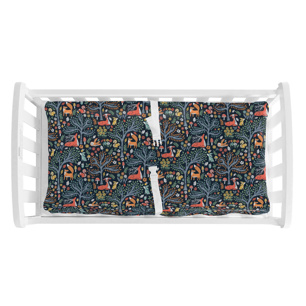 Changing Pad Cover | Midnight Meadow