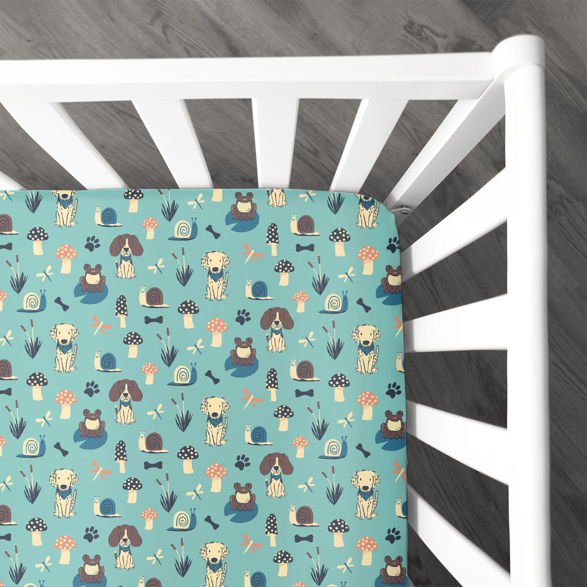 Crib Sheet | Frogs, Snails & Puppydog Tails