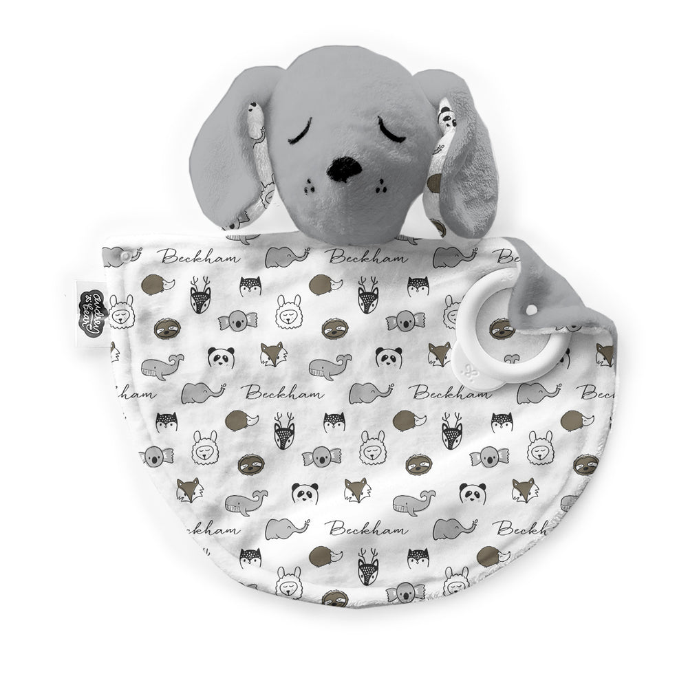 Personalized Puppy Lovey | Cuddly Critters