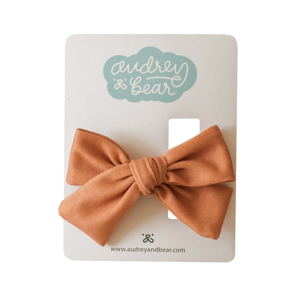 Everyday Bow Clips | Terra Cotta