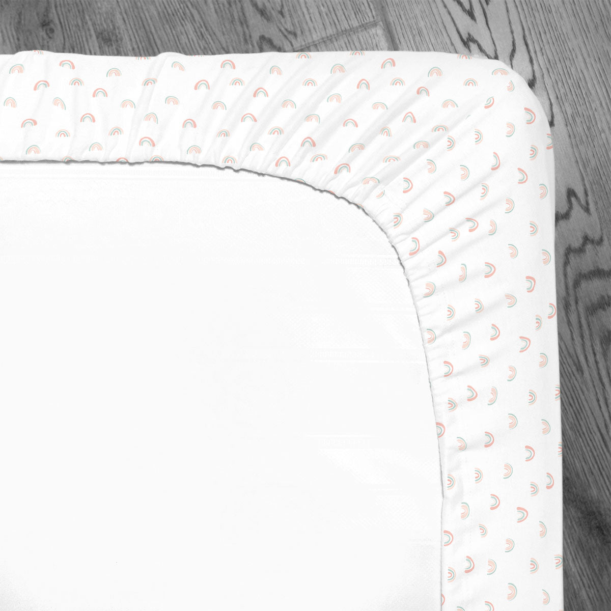 Crib Sheet | Pastel Rainbows