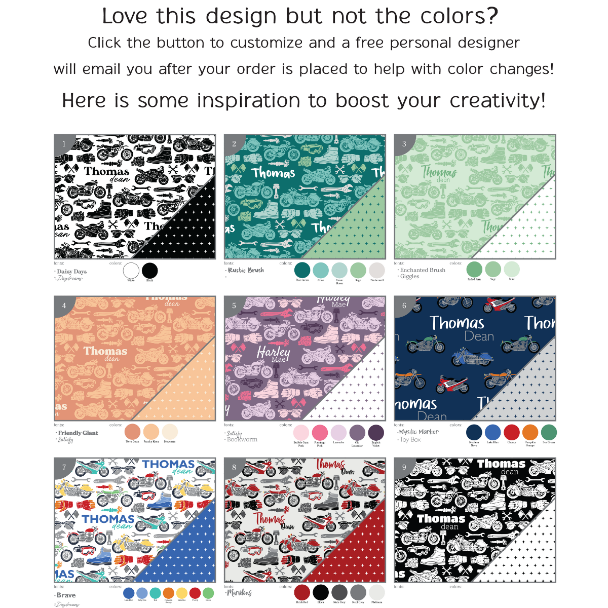 Personalized Pillow Case | Born to be Wild