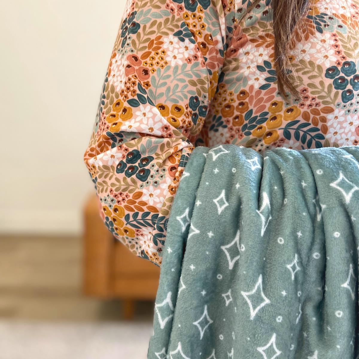 Personalized Family Name Blanket | Diamond Night