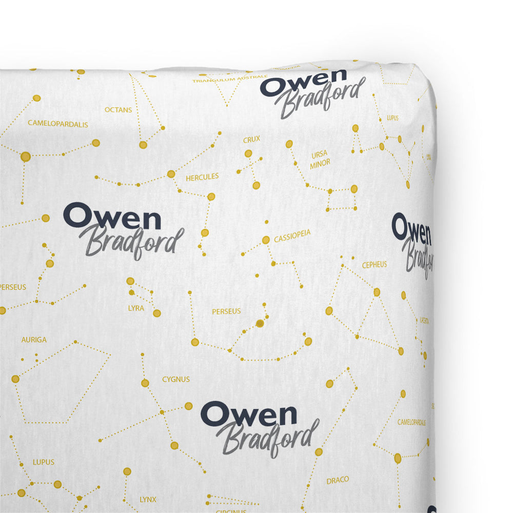 Personalized Changing Pad Cover | Captivating Constellations