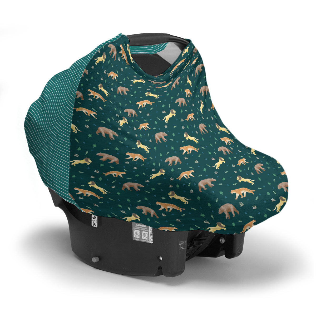 Car Seat Cover | Lions, Tigers & Bears