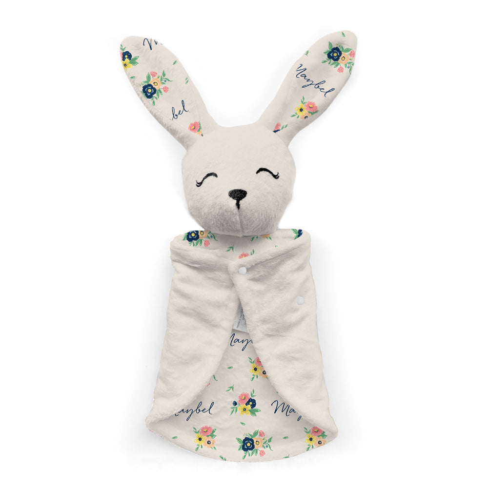 Personalized Bunny Lovey | Cottage Garden