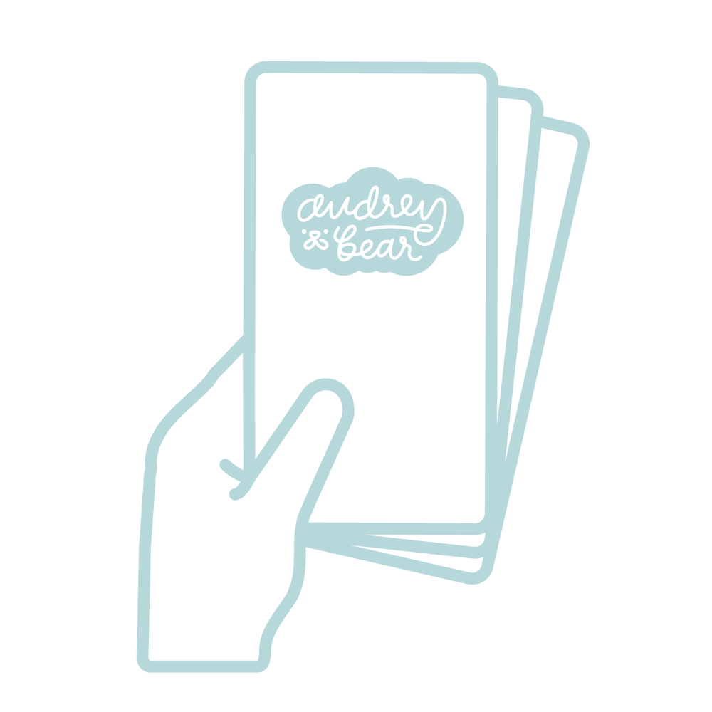 Audrey & Bear Information Cards | Upgrade